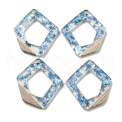 Wooden Pendants FIND-B042-10A-1
