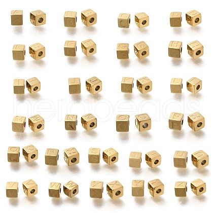 26Pcs Ion Plating(IP) 304 Stainless Steel Beads STAS-F308-01G-1