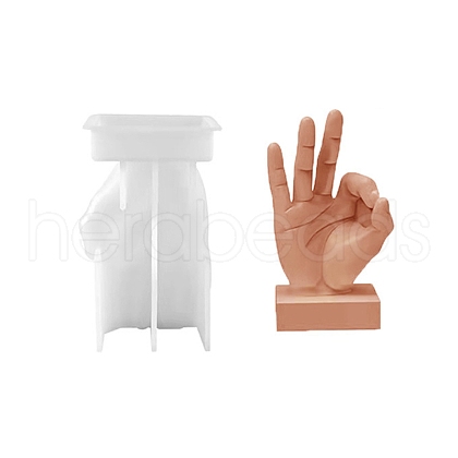 OK Gesture Display Silicone Molds DIY-I096-11-1