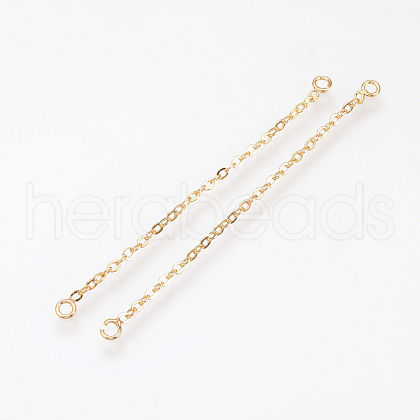 Brass Chain Links connectors X-KK-Q735-163G-1