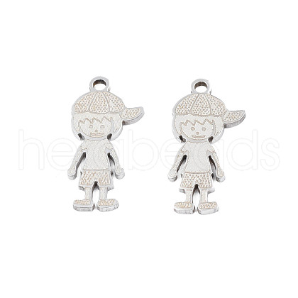 Non-Tarnish 201 Stainless Steel Pendants STAS-N091-145P-1