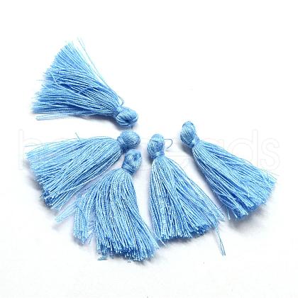 Handmade Polycotton(Polyester Cotton) Tassel Decorations OCOR-Q024-09-1