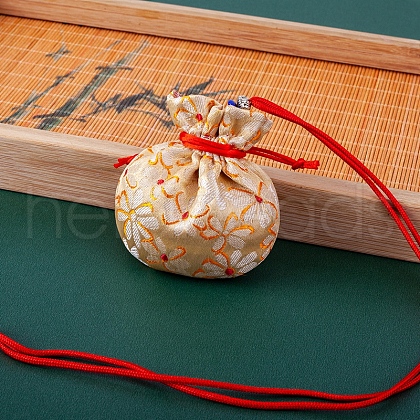 Cloth Embroidery Flower Storage Bags PW-WG94081-07-1