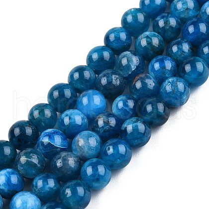 Natural Apatite Beads Strands X-G-S150-18-6mm-1