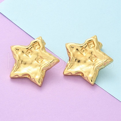 304 Stainless Steel Stud Earrings for Women EJEW-U047-12G-1