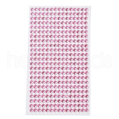 Self Adhesive Acrylic Rhinestone Stickers STIC-PW0012-01E-1