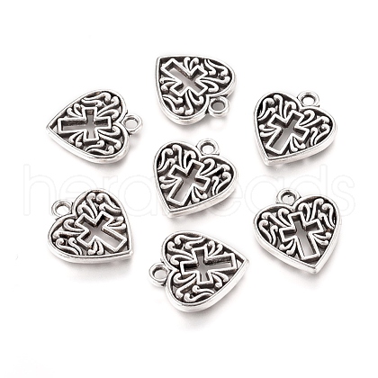 Valentine's Day Gift Ideas for Zinc Alloy Pendants PALLOY-WH0067-24A-1