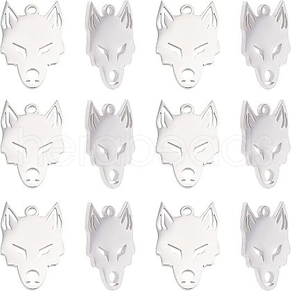 Unicraftale 20Pcs 201 Stainless Steel Pendants STAS-UN0028-50-1