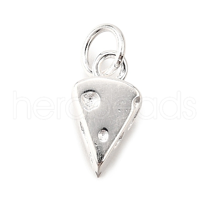 925 Sterling Silver Cheese Charms STER-D306-06S-1