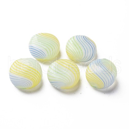 Handmade Blown Glass Globe Beads X-GLAA-T012-50A-1