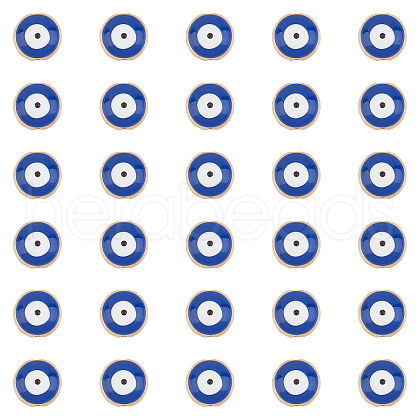  Alloy Enamel Beads ENAM-NB0001-38LG-1