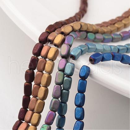 Electroplate Non-magnetic Synthetic Hematite Bead Strands G-F300-40B-F-1