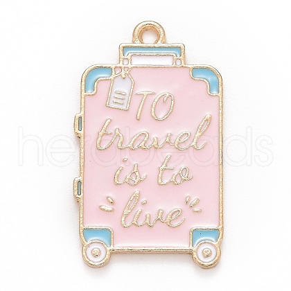 Alloy Enamel Pendants X-FIND-B007-03LG-1