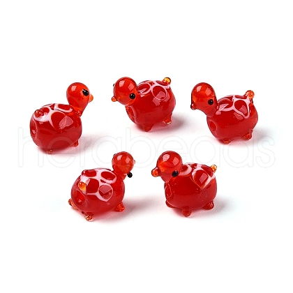 Handmade Lampwork Beads Strands LAMP-N024-36D-1