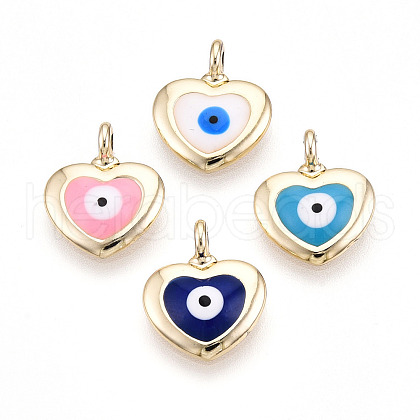 Alloy Enamel Charms ENAM-T020-107-1