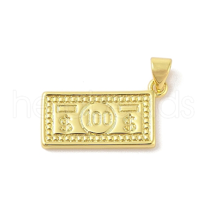 Rack Plating Brass Pendants KK-S380-06G-1