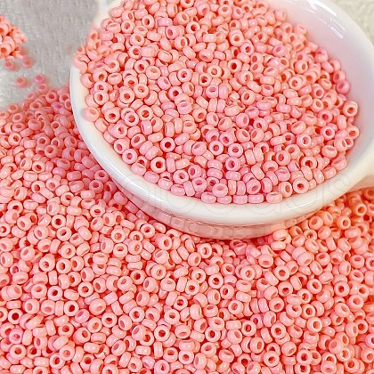 Opaque Colours Glass Seed Beads PW-WG6EF65-03-1