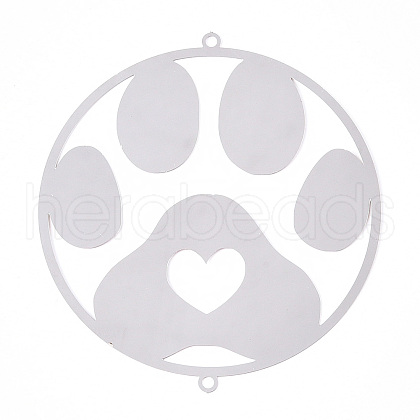 201 Stainless Steel Connector Charms STAS-N103-202P-1