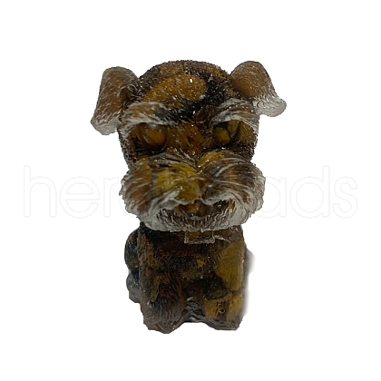 Resin Dog Display Decoration PW-WG36855-09-1