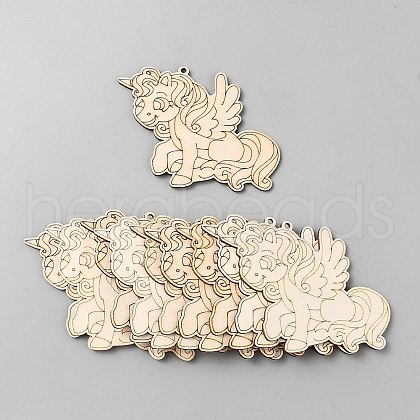 Unicorn Unfinished Wood Pieces WOOD-CJC0007-04E-1