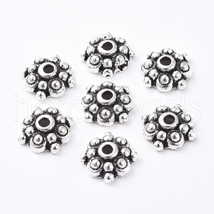 Tibetan Style Alloy Caps LF0664Y-1