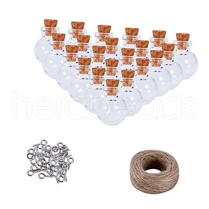   Glass Jar Glass Bottles AJEW-PH0015-03-1