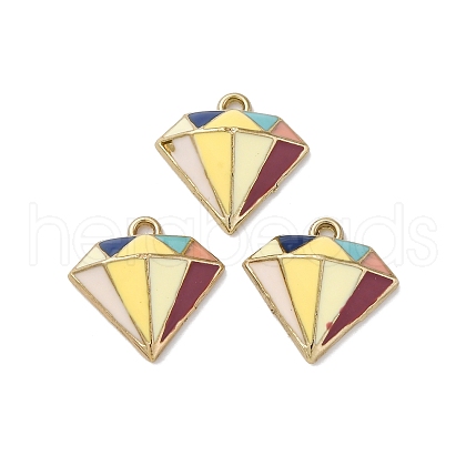 Alloy Enamel Pendants FIND-XCP0003-34-1