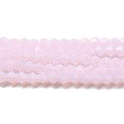 Imitation Jade Glass Beads Strands EGLA-A039-J4mm-D02-1