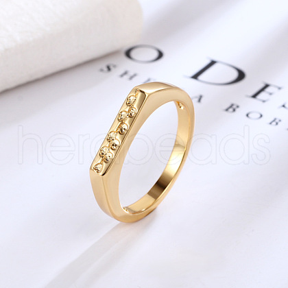 Retro Fashionable Brass Finger Rings for Women FS-WGEC037-03-1