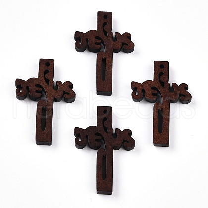 Natural Wood Pendants WOOD-N016-63-01-1
