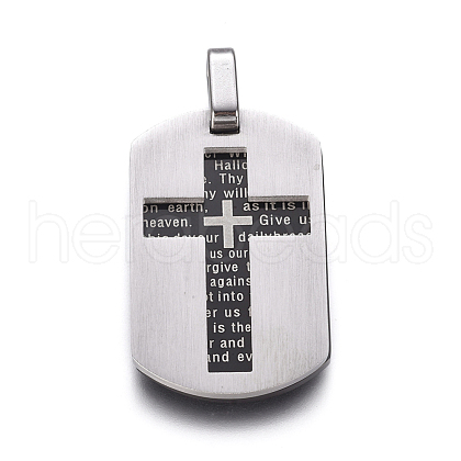 304 Stainless Steel Pendants STAS-G195-29C-1