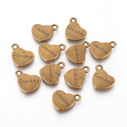 Tibetan Style Alloy Pendants X-TIBEP-5408-AB-FF-1