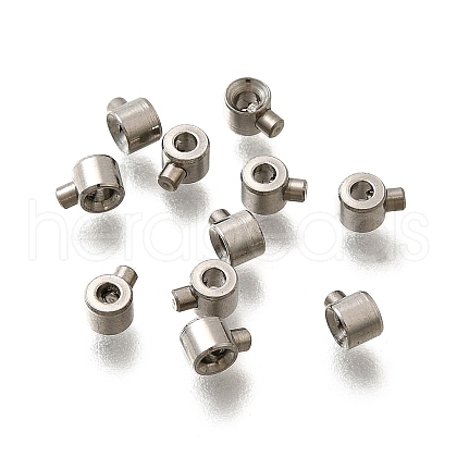 304 Stainless Steel Crimp Beads STAS-L216-51P-01-1