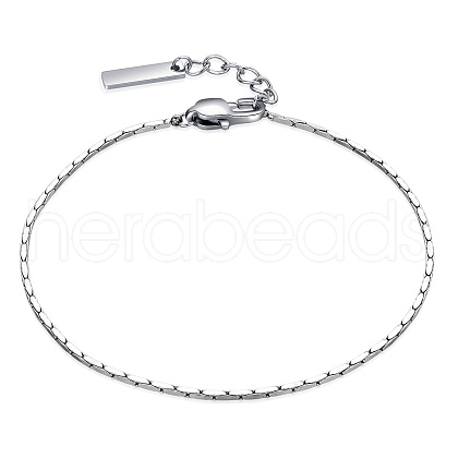 Non-Tarnish Stainless Steel Cardano Chain Bracelets for Men KO0407-1-1