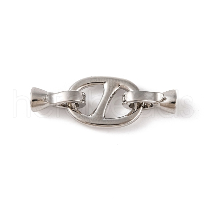 Brass Fold Over Clasps KK-U016-23P-1