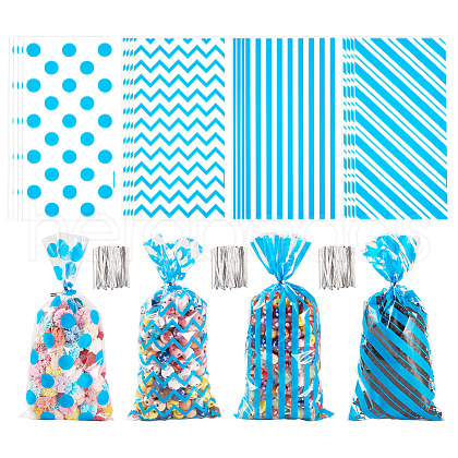 4 Styles OPP Cellophane Candy Storage Bags Sets ABAG-TAC0013-20A-02-1