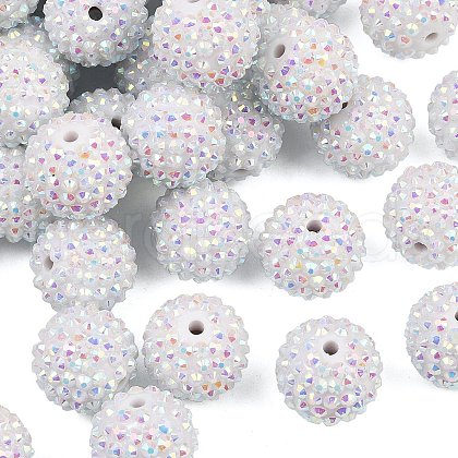 AB-Color Resin Rhinestone Beads RESI-S315-18x20-16-1
