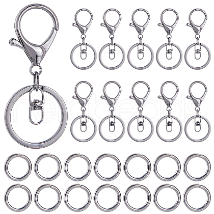 SOFPLATE Alloy Keychain Clasps FIND-SP0002-83B-1