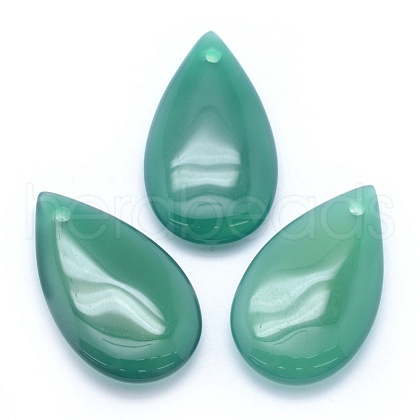 Natural Agate Pendants G-E490-N01-1