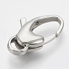 Tarnish Resistant 304 Stainless Steel Lobster Claw Clasps STAS-T033-19-1