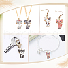 ARRICRAFT 40Pcs 10 Styles Alloy Enamel Pendants ENAM-AR0001-79-5
