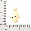 Brass Micro Pave Cubic Zirconia Pendants KK-D325-50G-3