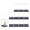 Transparent Plastic Minifigures Display Case ODIS-WH0043-25-1