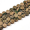 Natural Verdite Stone Beads Strands G-N346-06A-03-2