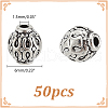 50Pcs Tibetan Style Alloy Beads TIBEB-LP0001-01-2