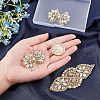 Fingerinspire 3Pcs 2 Style Hotfix Rhinestone DIY-FG0002-56-3