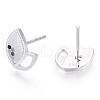 925 Sterling Silver Stud Earrings STER-T004-51S-1