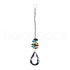 Crystal Teardrop Beaded Wall Hanging Decoration Pendant Decoration HJEW-G019-01E-1