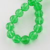 Transparent Glass Bead Strands GLAA-R095-12mm-M-3