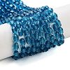 Glass Beads Strands X-GLAA-R024-6x4mm-4-2